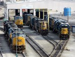 CSX Queensgate Locomotive Facility 6-8-18